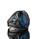 Witch's Eye Blue Stone Ring