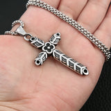 Ragnar Lothbrok Vintage Gothic Cross Pendant Necklace