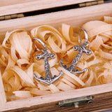 Viking Anchor Drop Earrings
