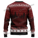 Ugly Christmas Sweatshirts Viking Santa Claus Xmas Pullover