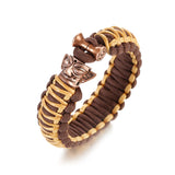 Native American Chief Skull Paracord Bracelet