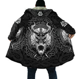 Viking Warriors Fleece Hooded Coat