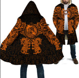 Viking Dragon Fleece Hooded Coat