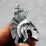 Vintage Spartan Helmet Necklace