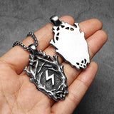 Viking Rune Branch Necklace