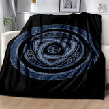 Vikings Norse Mythology Odin Valhalla Symbols - Soft Plush Blankets