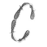 925 Sterling Silver Valkyrie Wings Bracelet