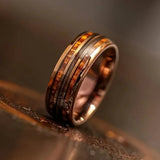 Guitar Line Wine Barrel Wooden Ring
