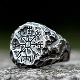 Antique Viking Vegvisir Compass Rings