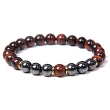 Tiger Eye Hematite Stone Bracelets