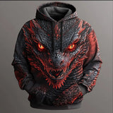 Norse Fire Dragon Hoodie Sweatshirt