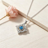 Birthstone Zirconia Pendant Necklace