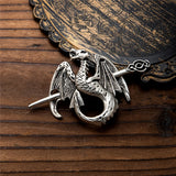 Celtic Knot Dragon Hairpin