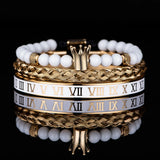 Luxury Crown Skull Bangle Bracelet