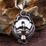 Gothic Mirror Pendant Necklace