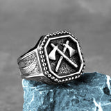 Anillo de hachas vikingas