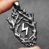 Viking Rune Branch Necklace