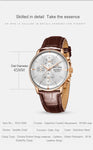 Luxury Chronograph Leather Watch