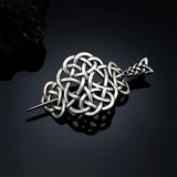 Vintage Viking Hairpins Celtic Knot  Norse Medieval Hair Stick