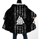 Viking Symbols Hooded Coats