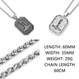 Vikings Rune Symbol Thor Hammer Pendant Necklace