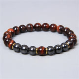 Tiger Eye Hematite Stone Bracelets