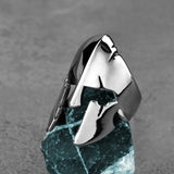 Worn out Spartan Helmet Ring