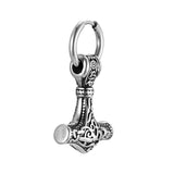 Silver Mjällnir pendant on a white background