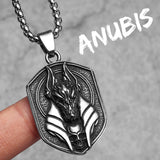 Anubis Egyptian God Pendant Necklace