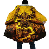 Viking Warriors Fleece Hooded Coat