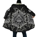 Viking Warriors Fleece Hooded Coat