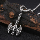 Viking Double Axe Pendant Necklace