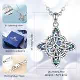 Abalone Shell Witch Knot Necklace