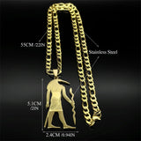 Egyptian God Horus Pendant Necklace