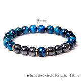 Tiger Eye Hematite Stone Bracelets