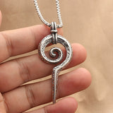 Mayan Totem Snake Pendant Necklace