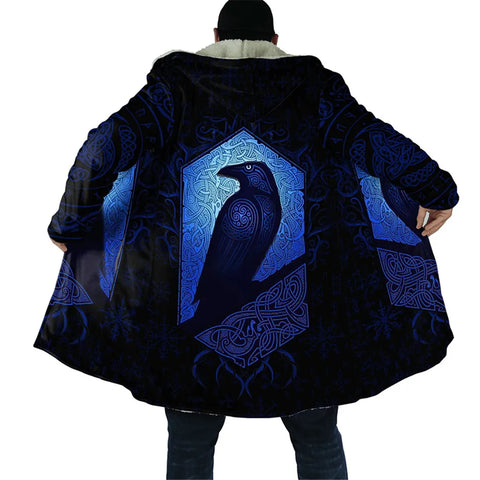 Viking Ravens Hooded Coat