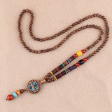 Exquisite Retro Buddhist Beads Necklace