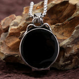Gothic Mirror Pendant Necklace