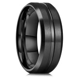 Modern Double Groove Rings