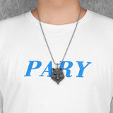 Viking Wolf Eye Gemstone Necklace