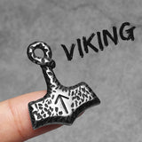 Retro Thor's Hammer Pendant Necklace