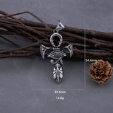 Eye of Horus Egyptian Ankh Necklace