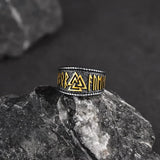 Odin's Wrath Norse Runes Ring