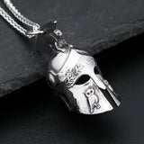 Ancient Greek Warrior Helmet Necklace