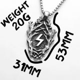 Viking Rune Branch Necklace
