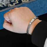 925 Sterling Silver Weave Chain Bracelet