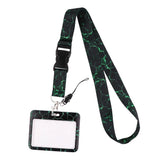 Viking Runes Keychain Lanyard Badge ID