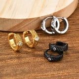 Norse Zircon Hoop Earrings