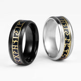 Nordic Viking Runes Rings